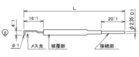 ②L字フックタイプB